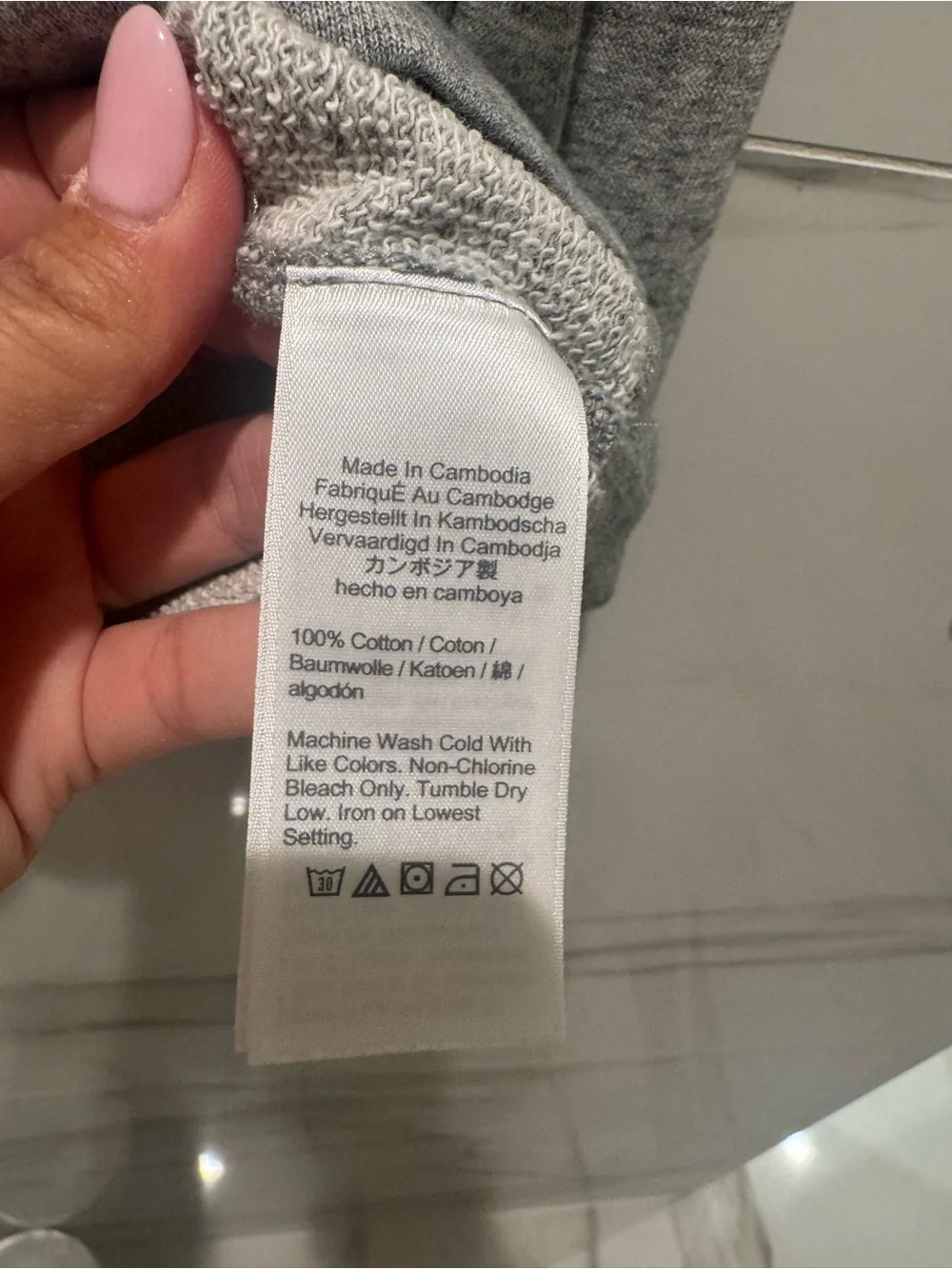 J. Crew Heather Gray Crewneck Pocket Sweater
